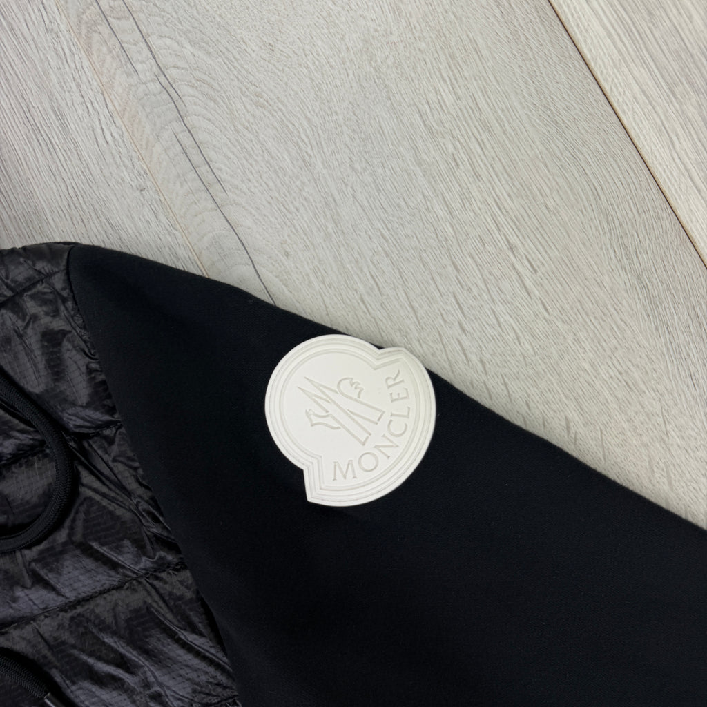 Moncler Men’s Black Hoodie / Maglia Cardigan - XL Slim