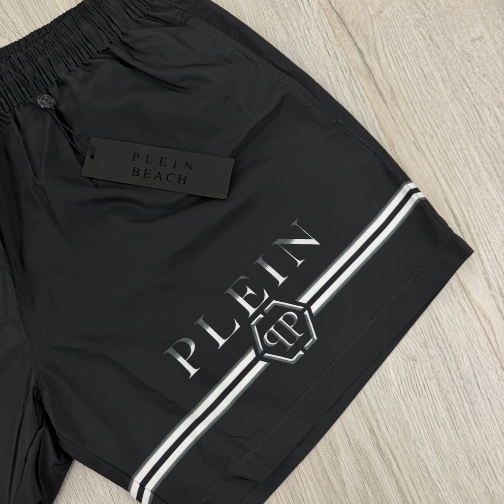 Philip Plein Beach Men’s Black Swim Shorts
