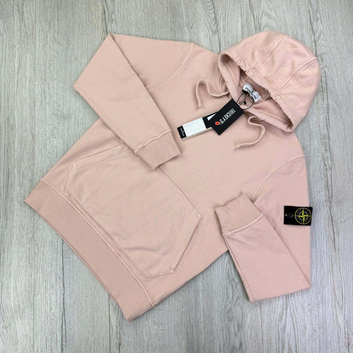 Stone Island Men’s Salmon Pullover Hoodie - Small