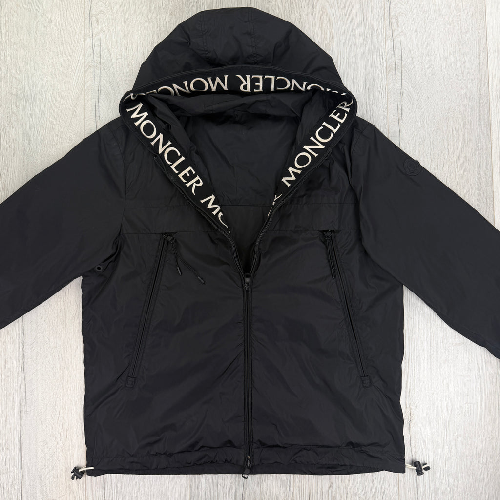 Moncler Massereau Giubbotto Men’s Black Windbreaker Jacket - Size 4