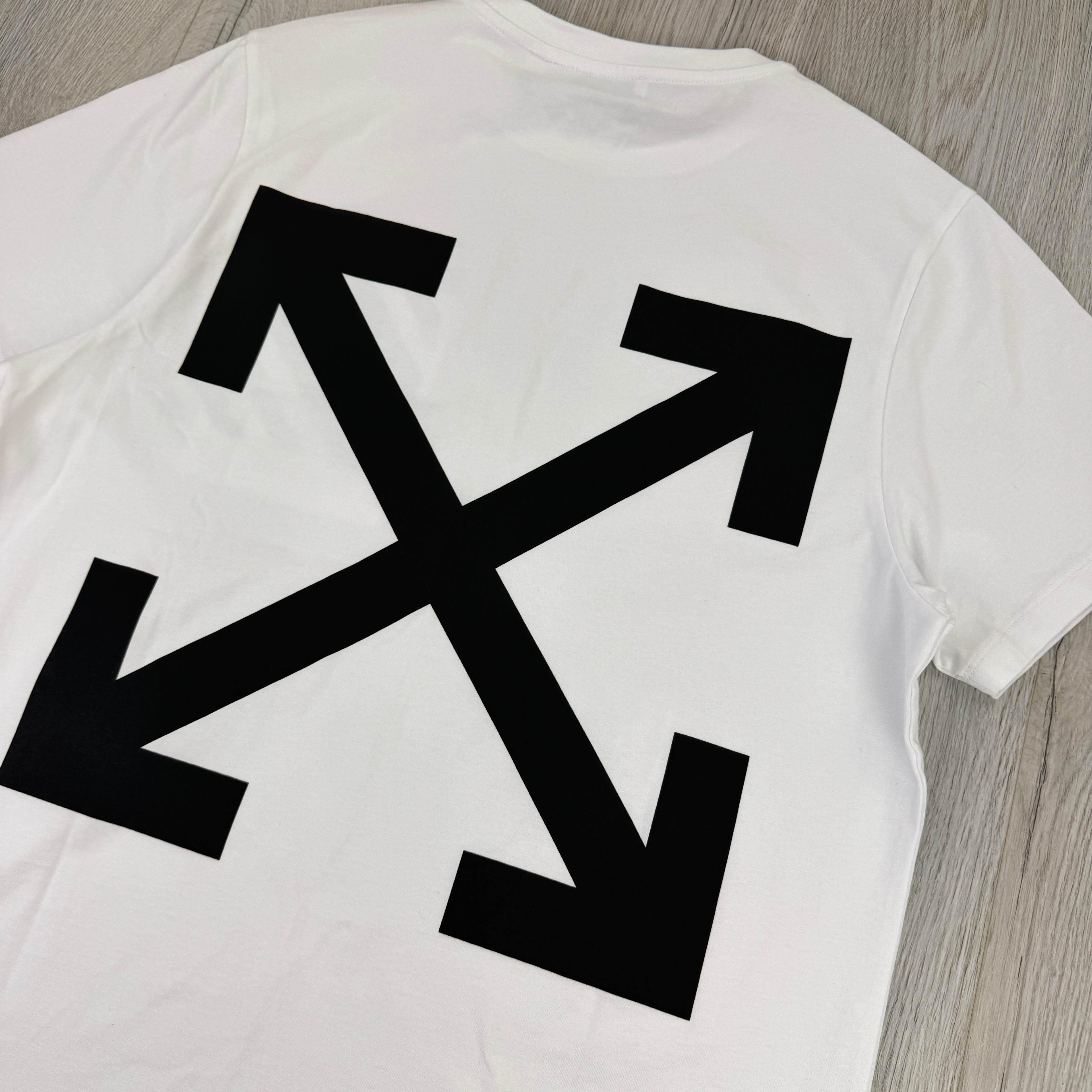 Off White Men’s White T-shirt - Medium