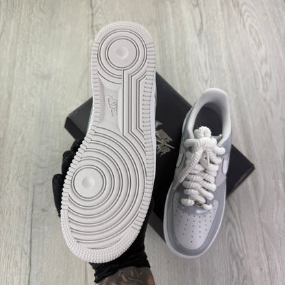 Nike Men’s Air Force 1 ‘07 LV8 Wolf Grey Trainers - Uk 7