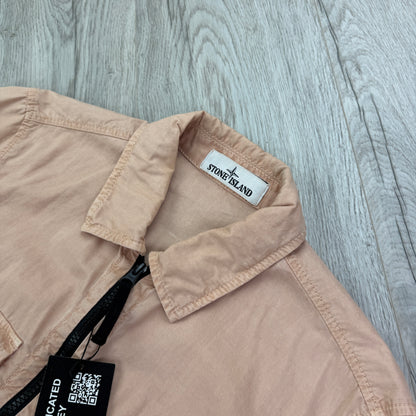 Stone Island Men’s Salmon Overshirt - Small