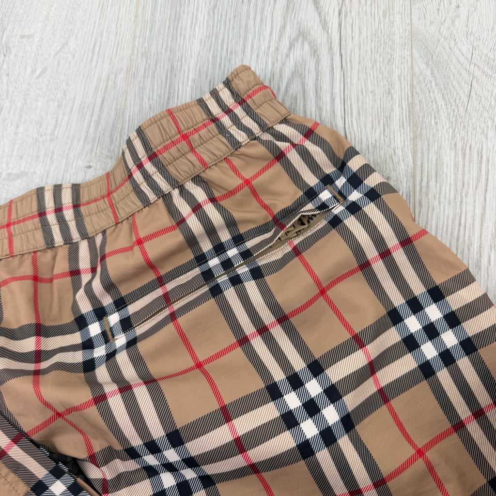 Burberry Men’s Check Short Swim Shorts - Large