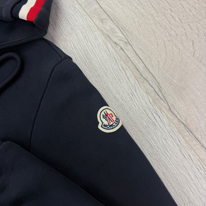 Moncler Men’s Maglia Zip-up Navy Hoodie - Medium