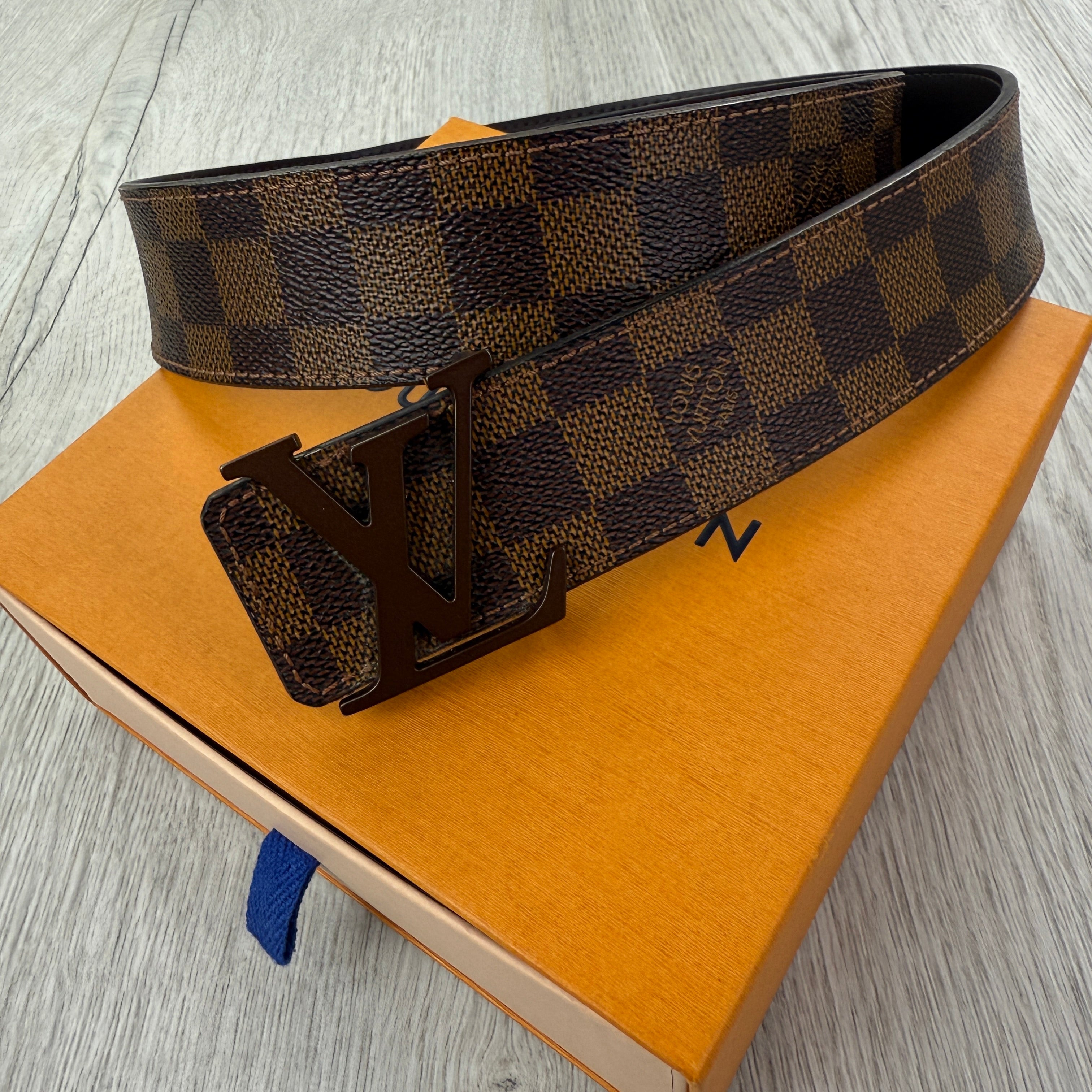 Louis Vuitton Men’s Brown Monogram Belt - 90 (Uk 28-34)