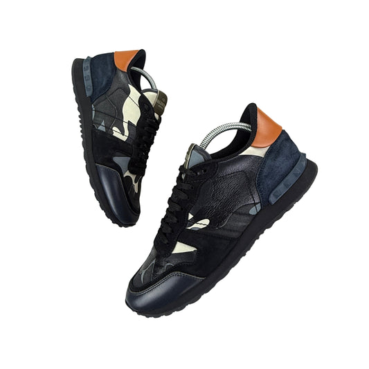 Valentino Men’s Camo Rockrunner Trainers - Uk 8