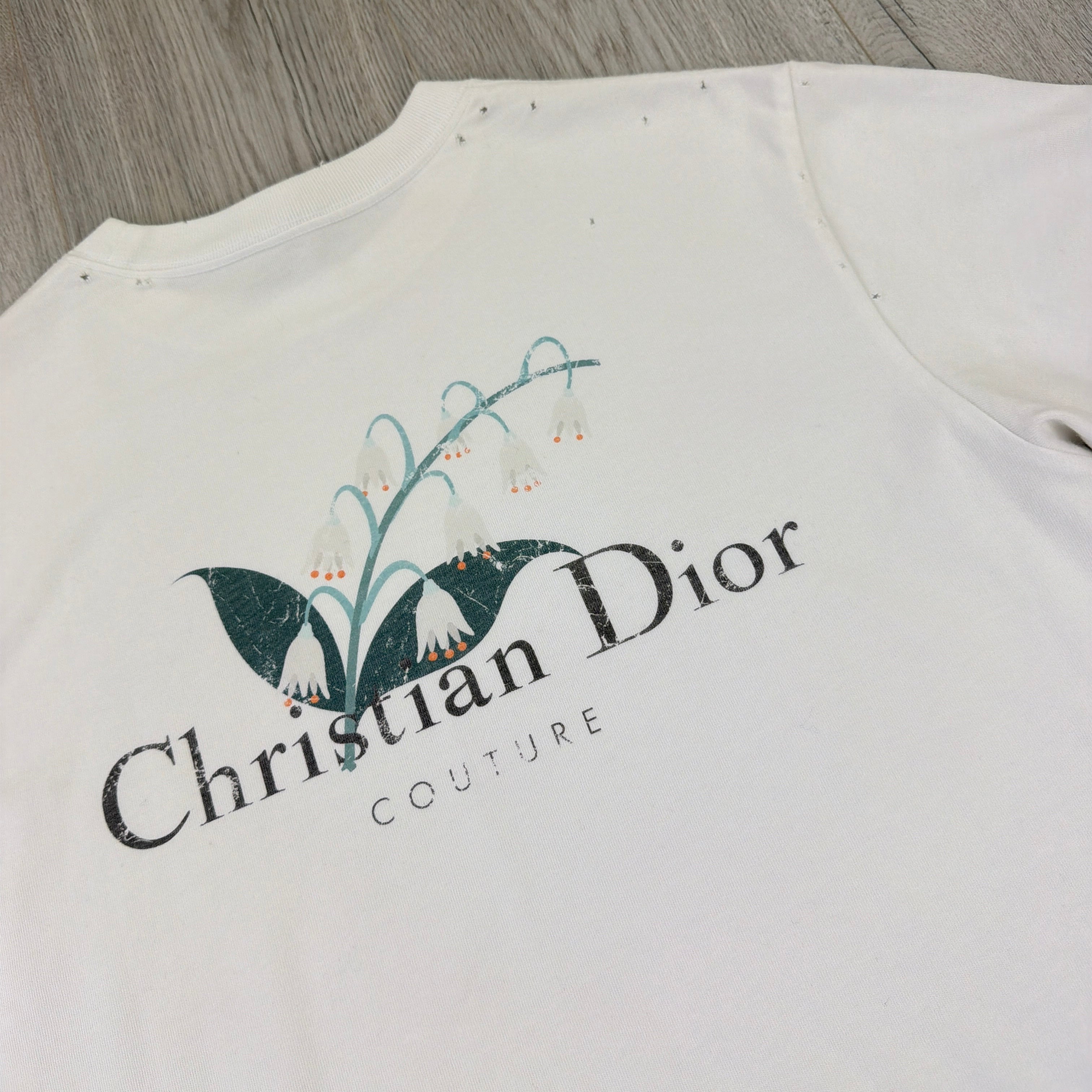 Christian Dior ‘Couture’ Men’s White T-shirt - Small
