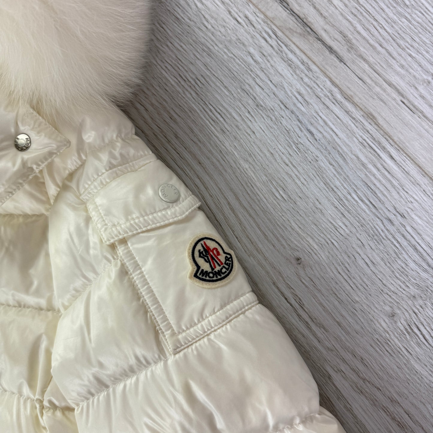 Moncler Women’s Cream / Beige BadyF Down Jacket - Size 0