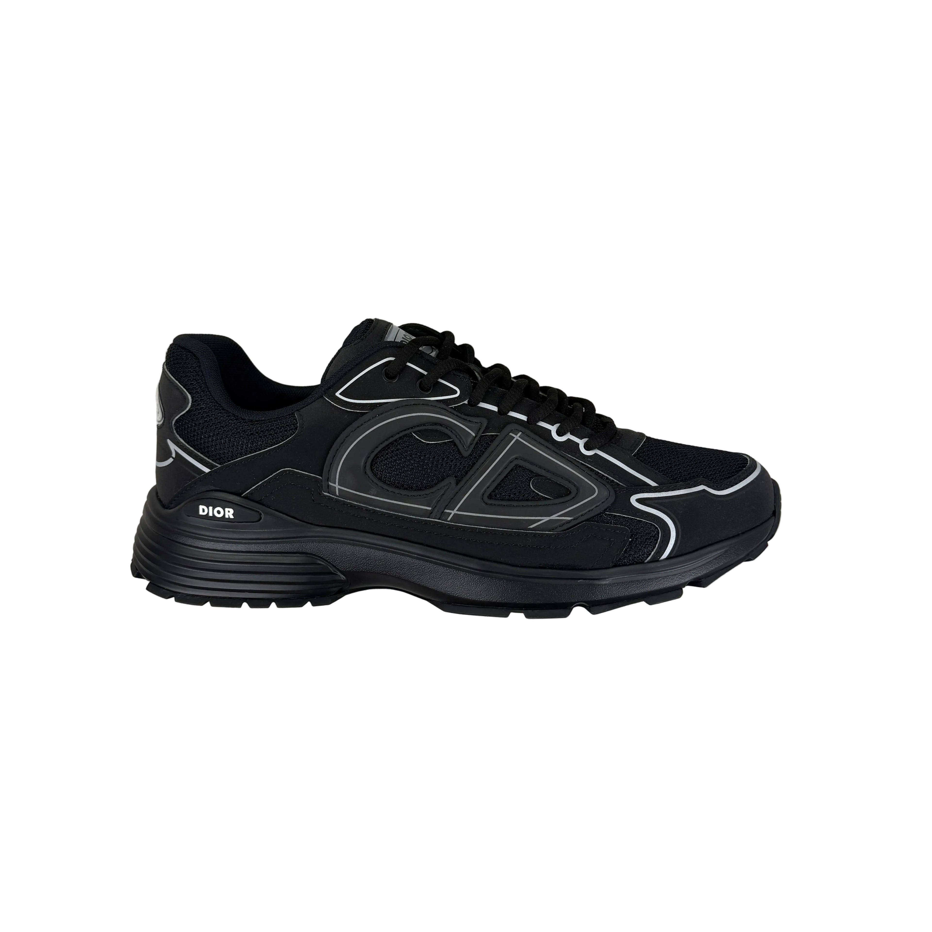 Dior B30 Men’s Triple Black Trainers - 42 (Fit Uk 8)