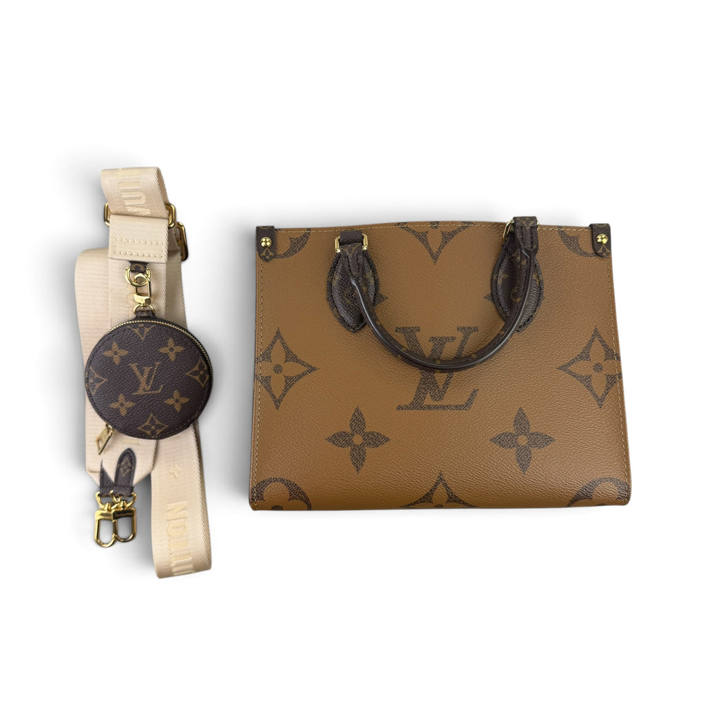 Louis Vuitton Women’s Brown Monogram Reverse OnTheGo PM Bag
