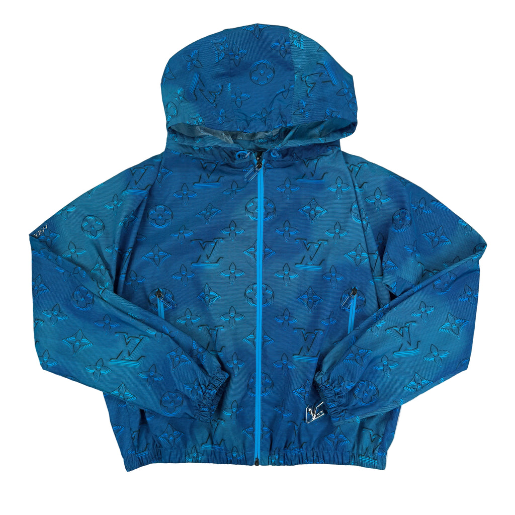 Louis Vuitton Men’s Blue 2054 Monogram Zip-up Windbreaker - 48 (Medium)