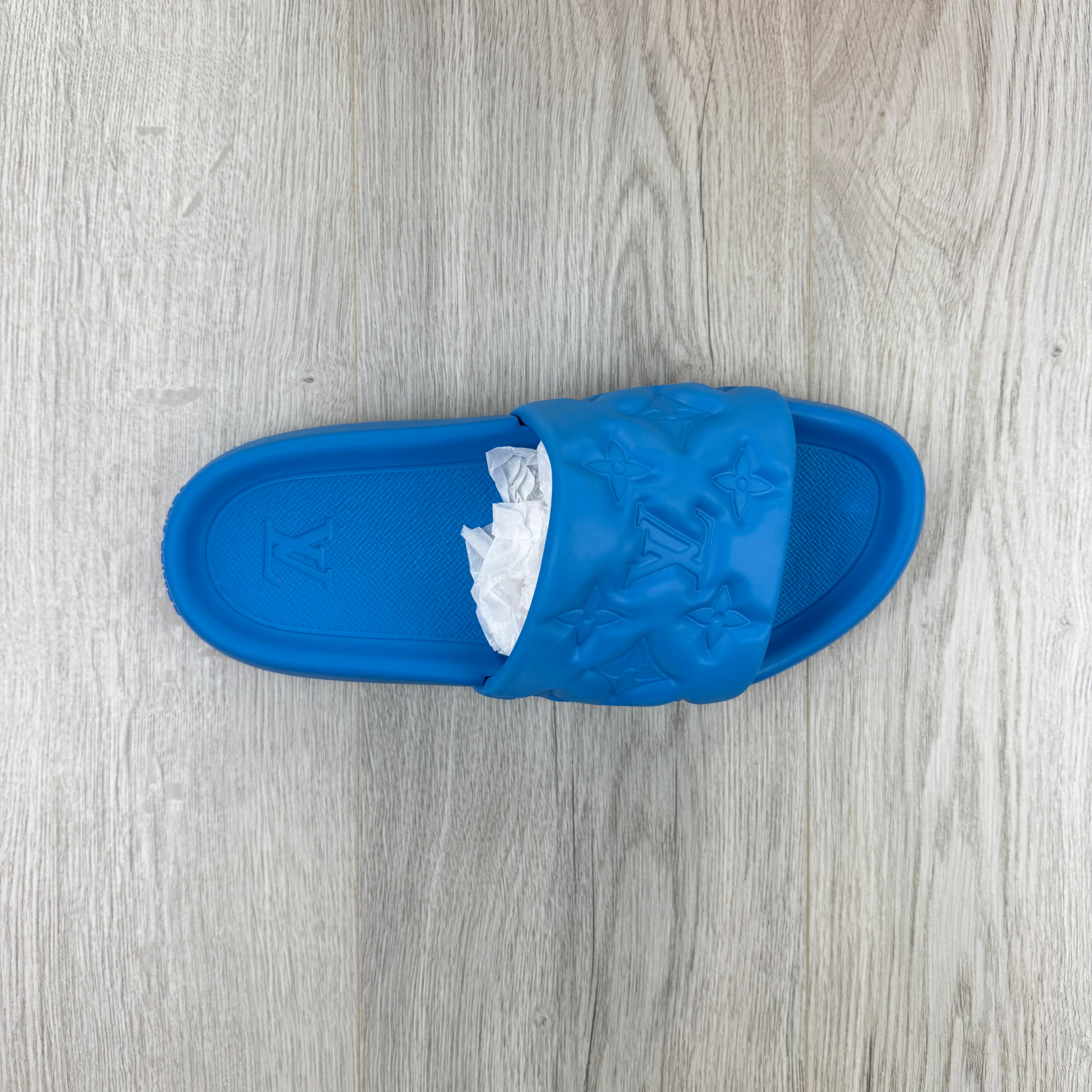 Louis Vuitton Men’s Blue Waterfront Mules Sliders - Uk 9 (Fit 9.5/10)