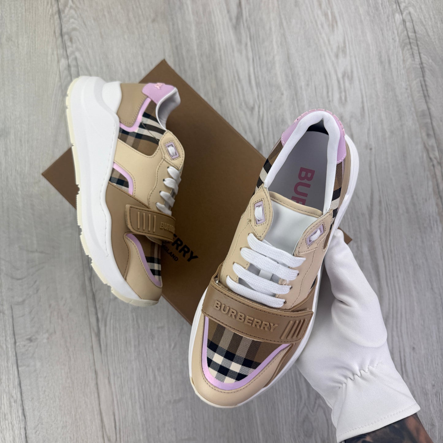 Burberry Women’s Ramsey Check Trainers