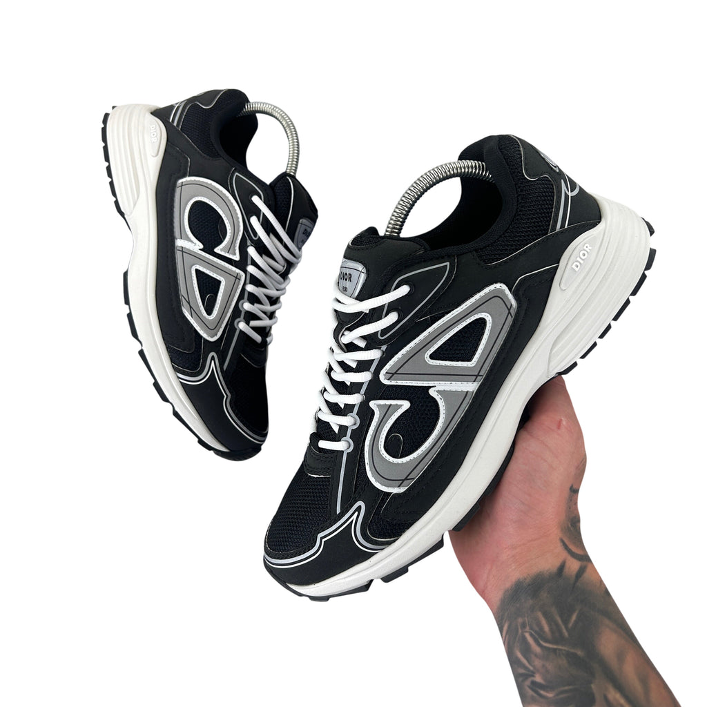 Dior B30 Men’s Black & White Trainers - 46 (Fit Uk 12)