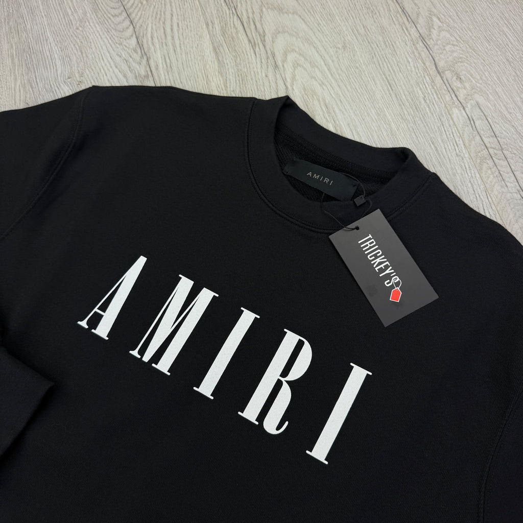 Amiri Men’s Black Crewneck Jumper