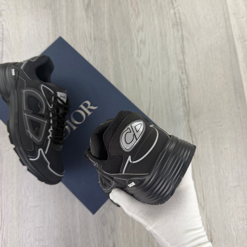 Dior B30 Men’s Triple Black Trainers - 42 (Fit Uk 8)