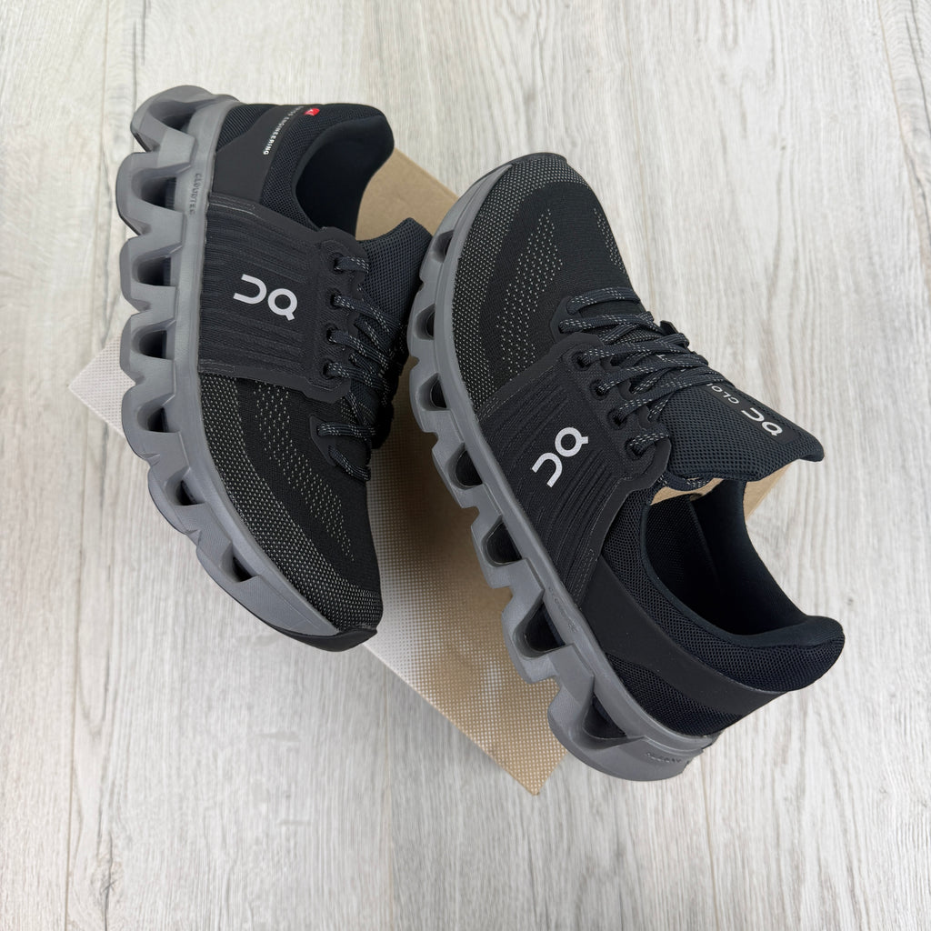 On Running Cloudswift 4 Black & Grey Trainers