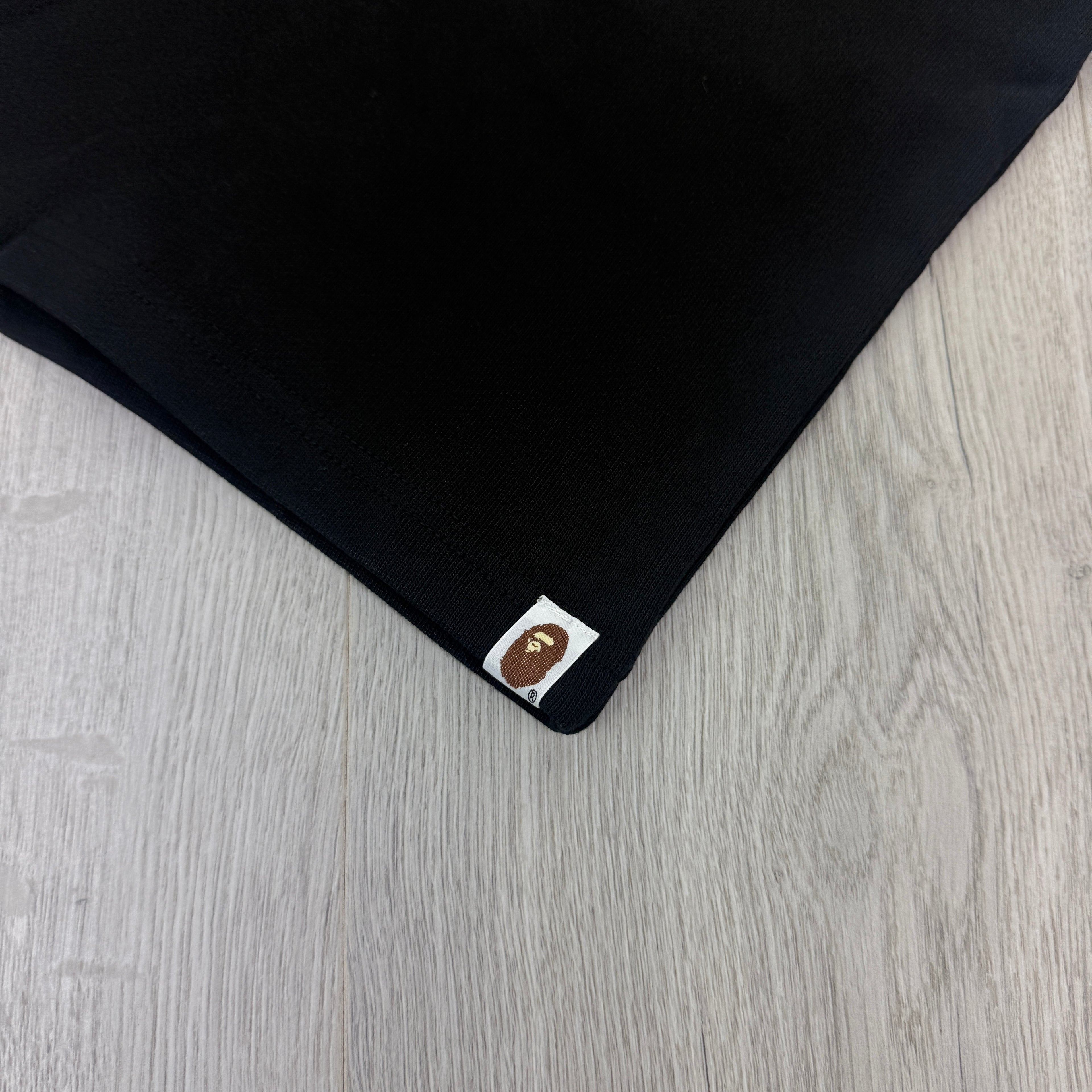 Bape Men’s Black Front Shark Shorts