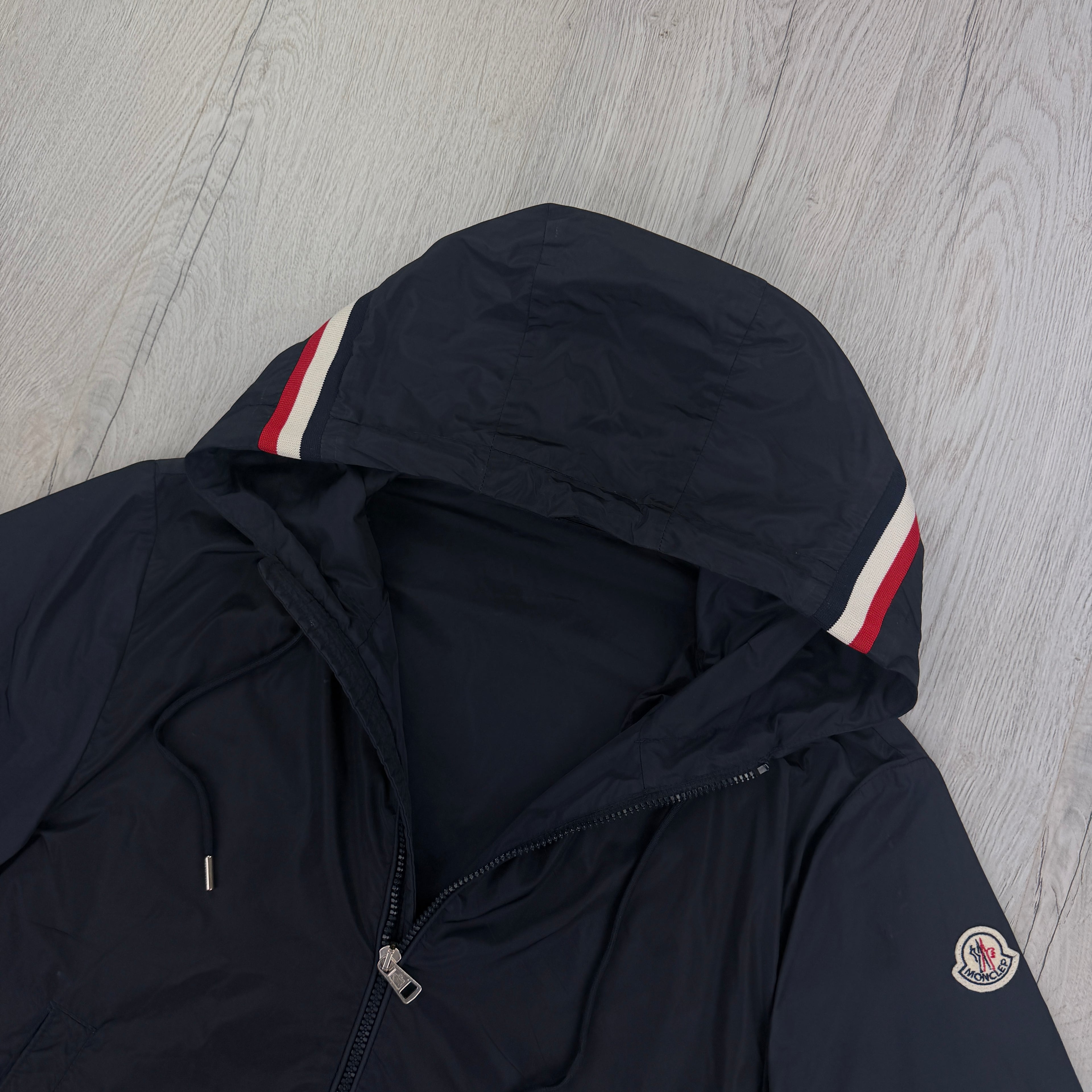 Moncler Men’s Navy Grimpeurs Zip-up  Windbreaker Jacket - Size 1