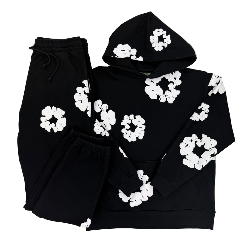 Denim Tears Black White Tracksuit - Large