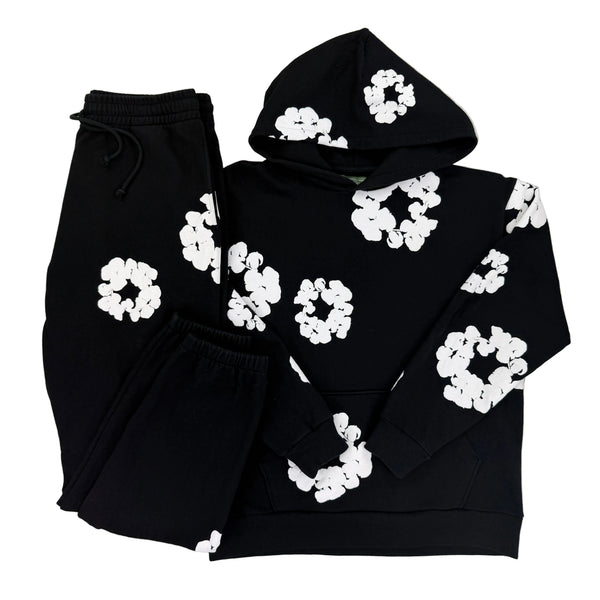 Denim Tears Black White Tracksuit - Large