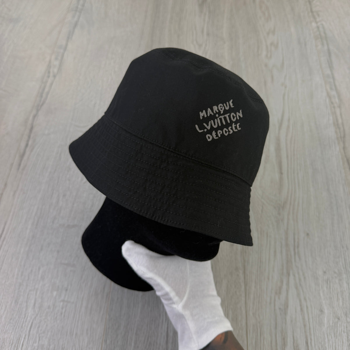 Louis Vuitton Men’s Black Monogram Bucket Hat