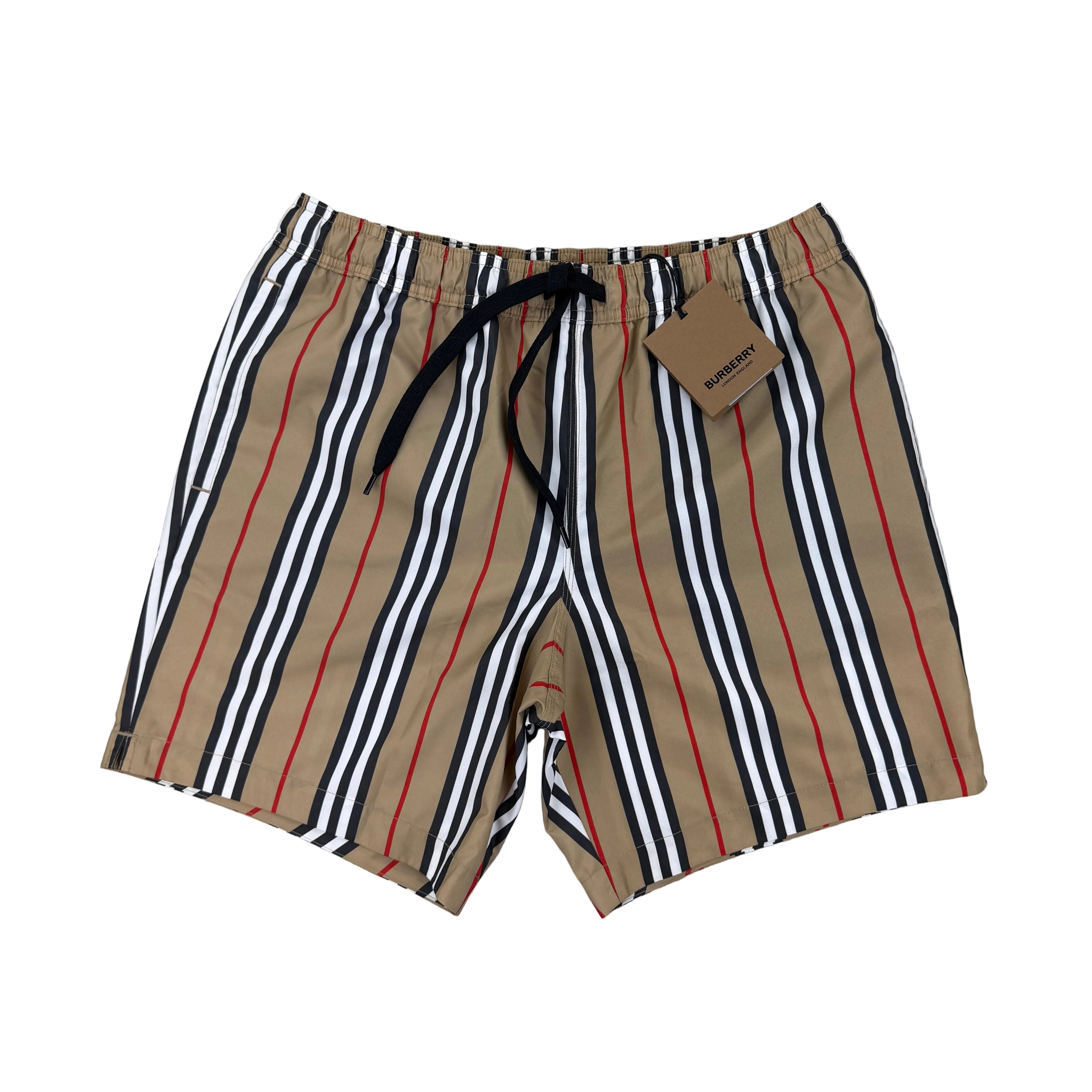 Burberry Men’s Check Drawcord Swim Shorts
