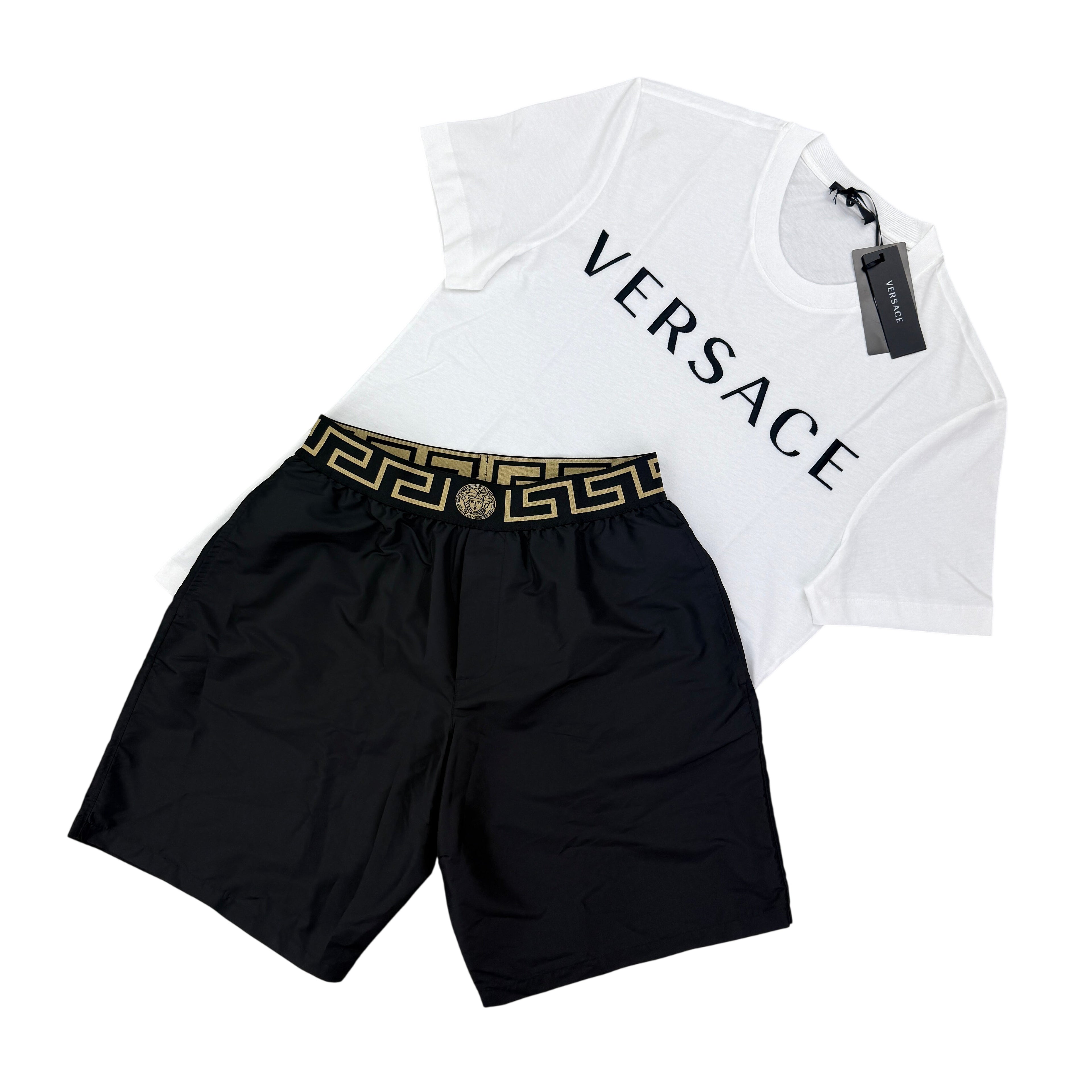 Versace Men’s T-shirt & Swim shorts set
