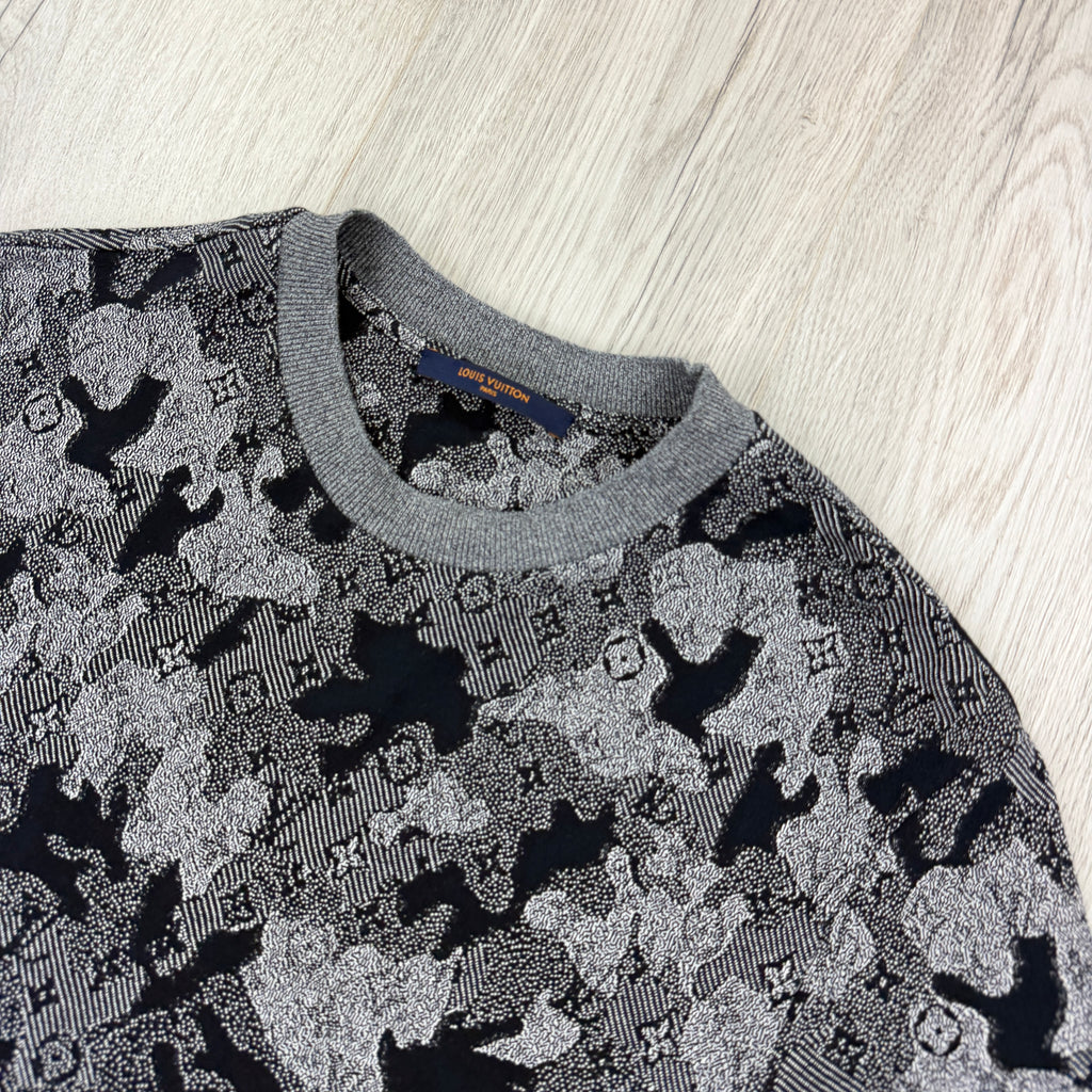 Louis Vuitton Men's Camo Jacquard T-shirt