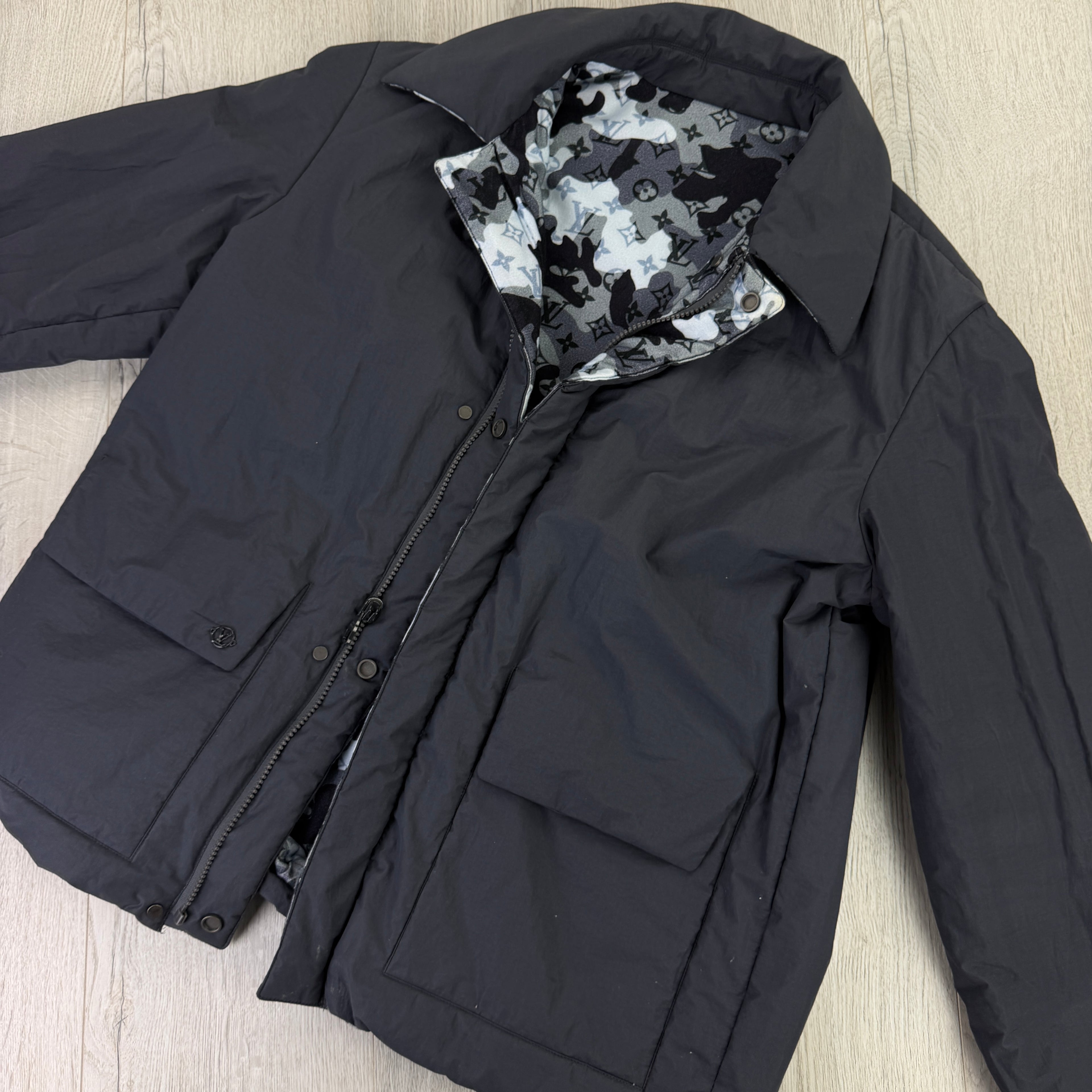 Louis Vuitton Men’s Monogram Reversible Camo Bomber Jacket - 50 (M/L)