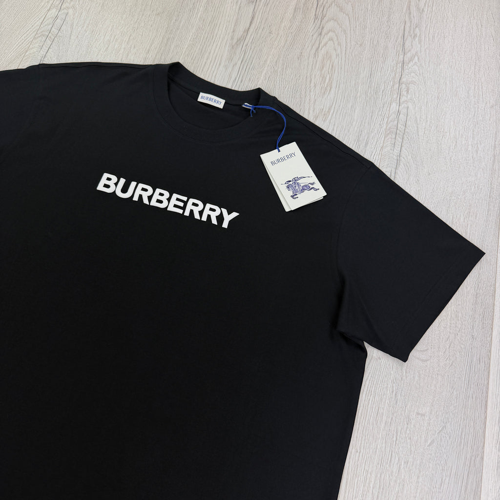 Burberry Men’s Black T-shirt & Navy Swim Short Set