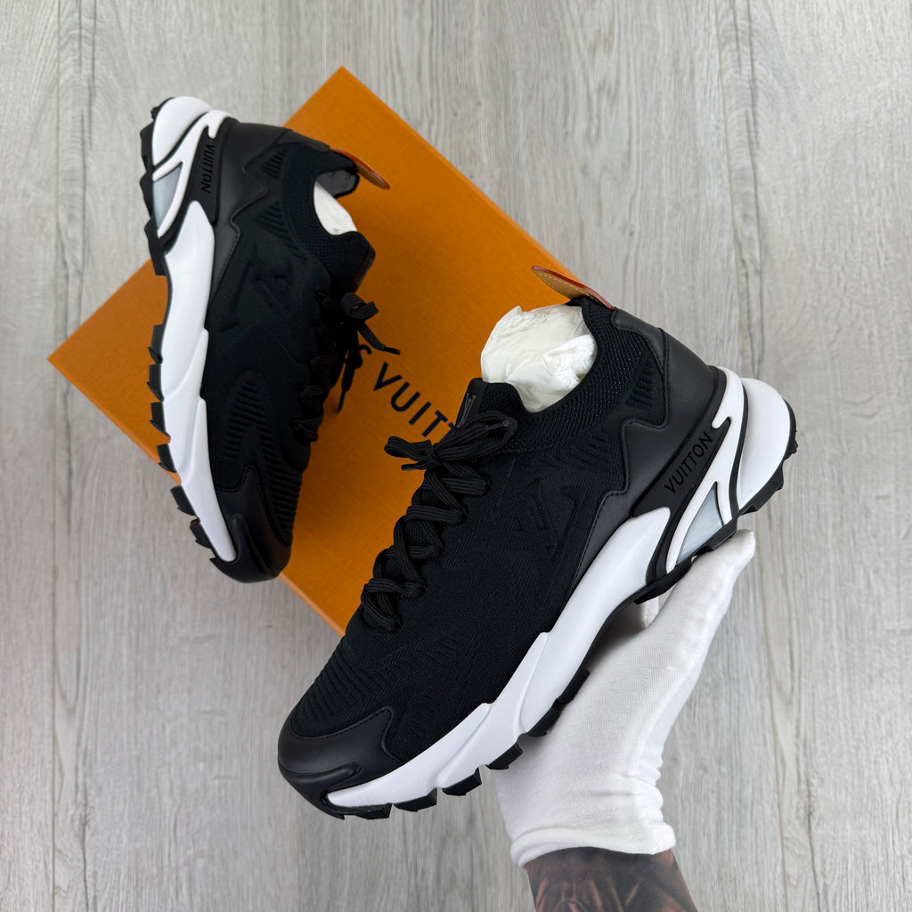 Louis Vuitton Men’s Black & White Tatic Trainers - Uk 7 (Fit 8)