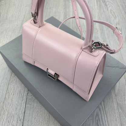 Balenciaga Women’s Pink Small Hourglass Handbag