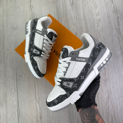 Louis Vuitton Men’s Grey White Sneakers - Uk 9 (Fit 10)
