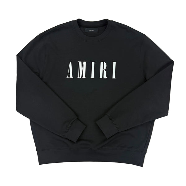Amiri Men’s Black Crewneck Jumper