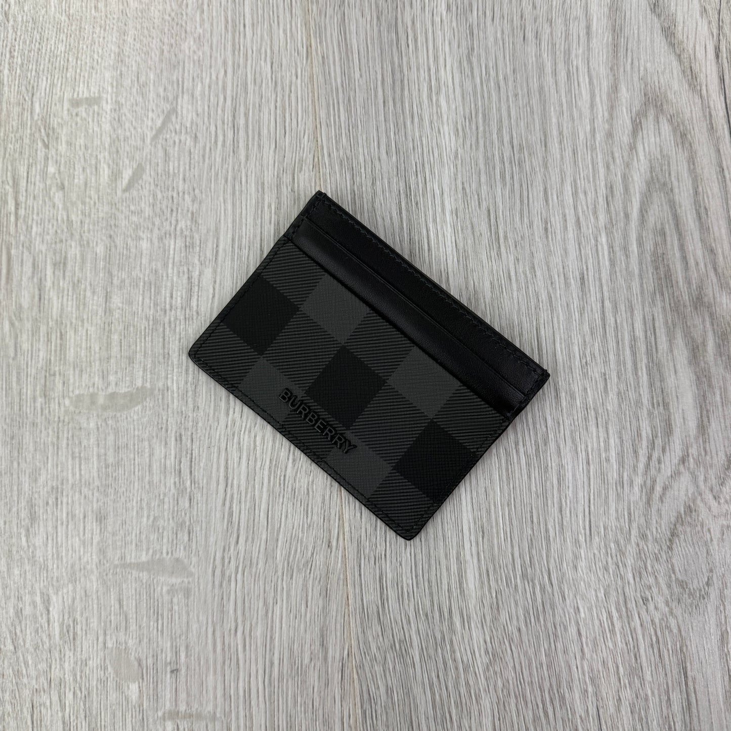 Burberry Check Black Card Case