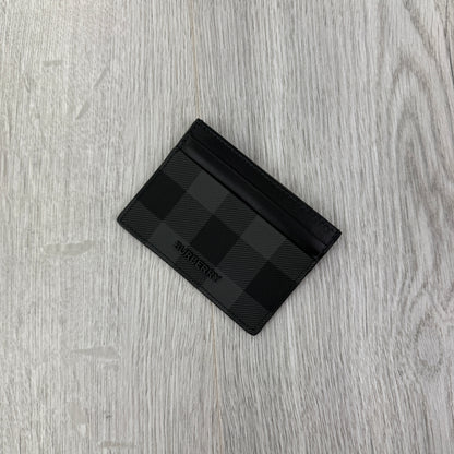 Burberry Check Black Card Case