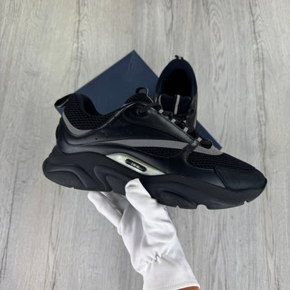Dior B22 Men’s Triple Black Trainers - 46 (Fit Uk 11)