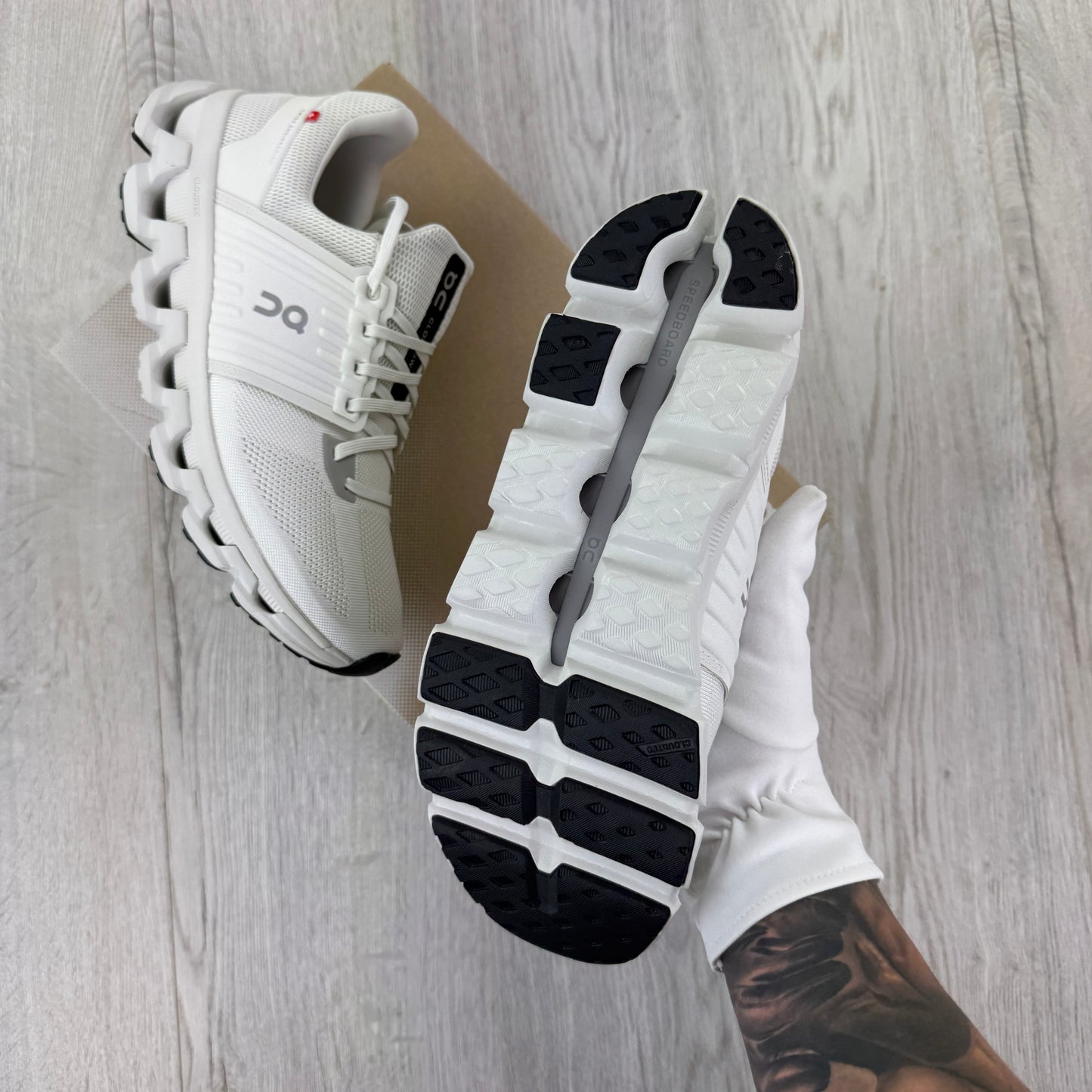 On Running Cloudswift 3 AD Ice Black Trainers