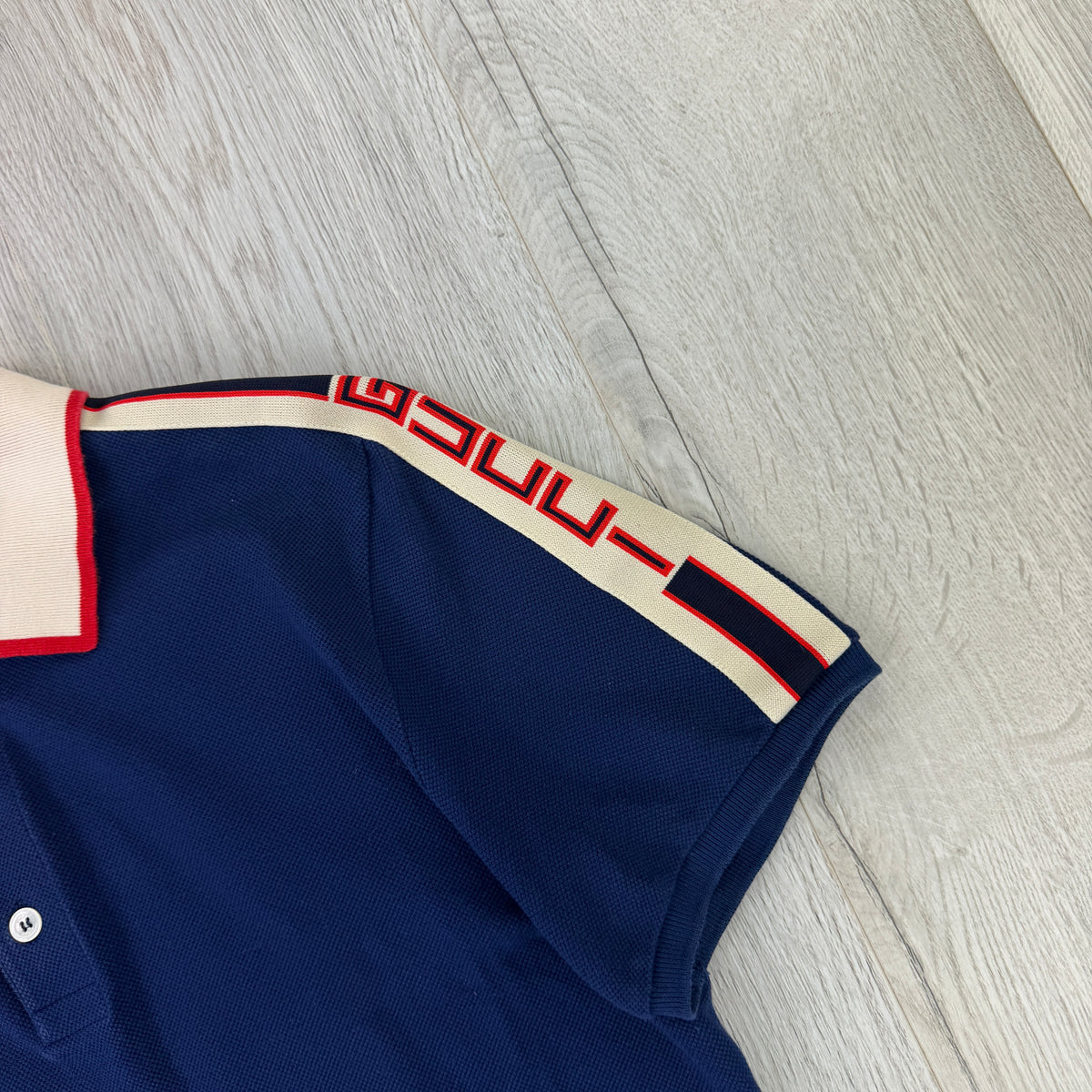 Gucci Men’s Navy Polo - Fit S/M