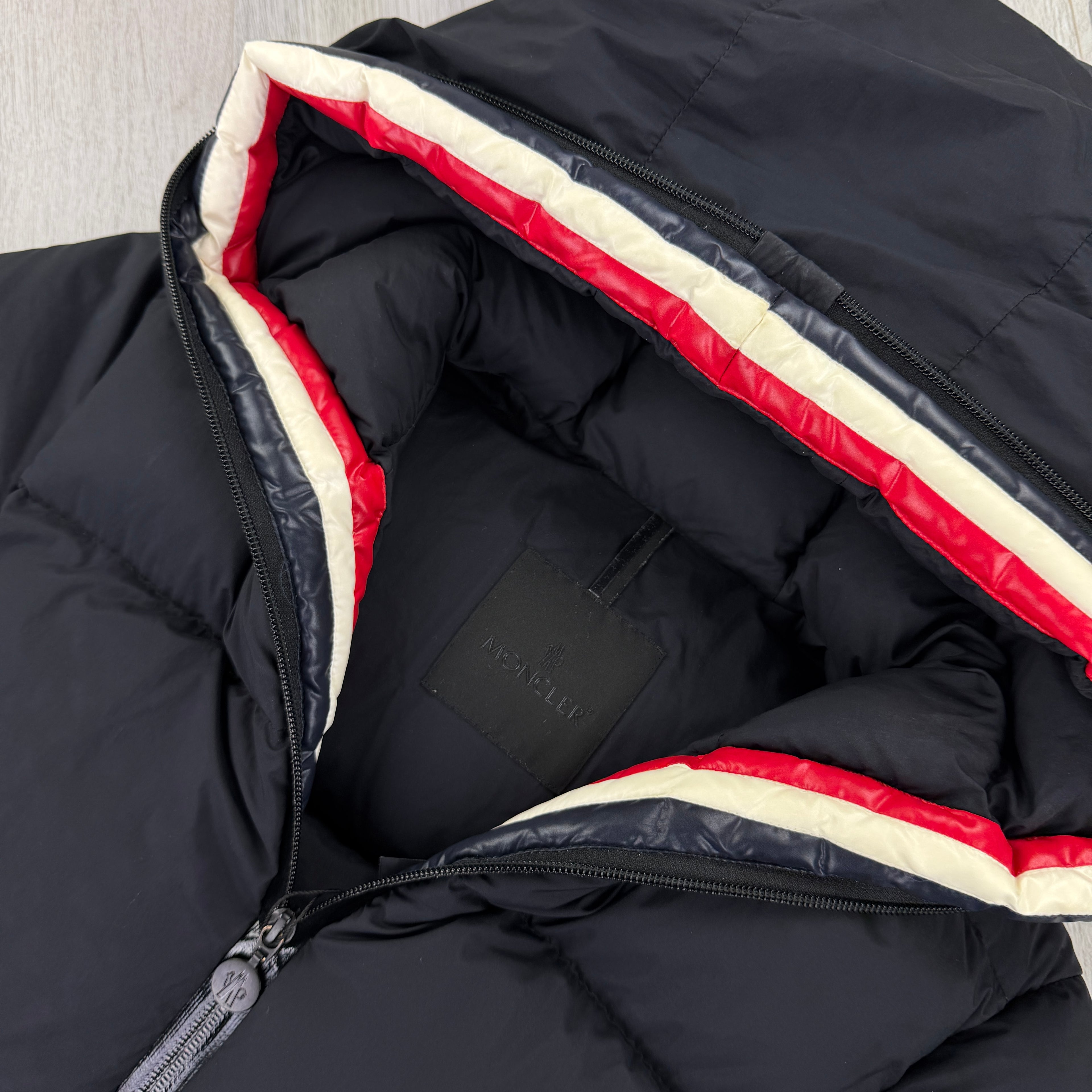 Moncler Men’s Black Champsaur Jacket Black Badge - Size 0