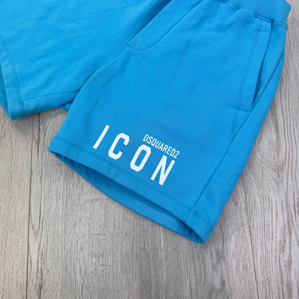 Dsquared2 Men’s Turquoise Blue Shorts - Small