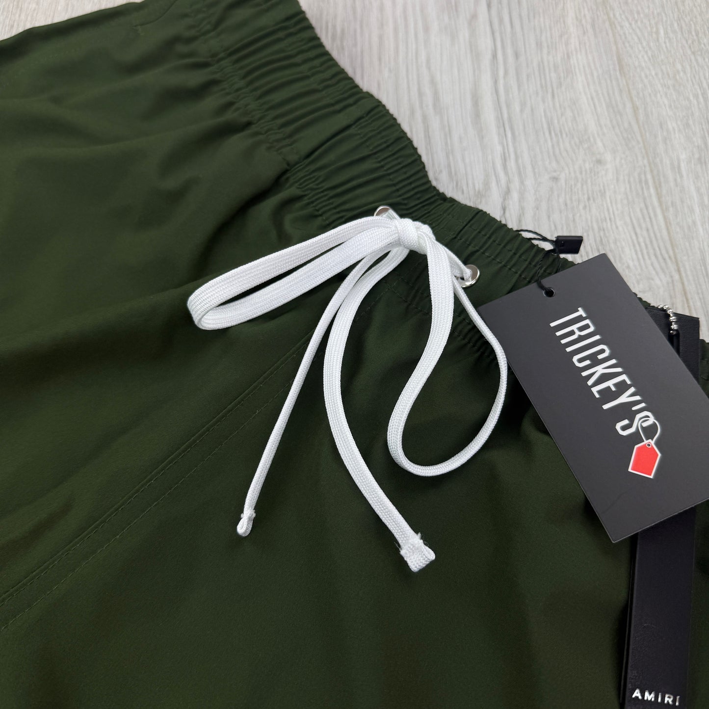 Amiri Men’s Khaki Swim Shorts