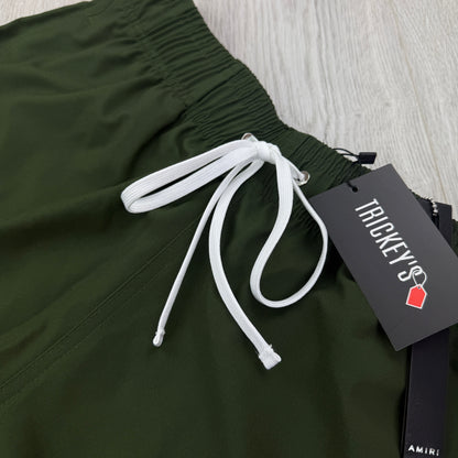 Amiri Men’s Khaki Swim Shorts