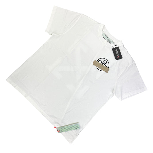 Off White Men’s White Tape Arrow Oversized T-shirt