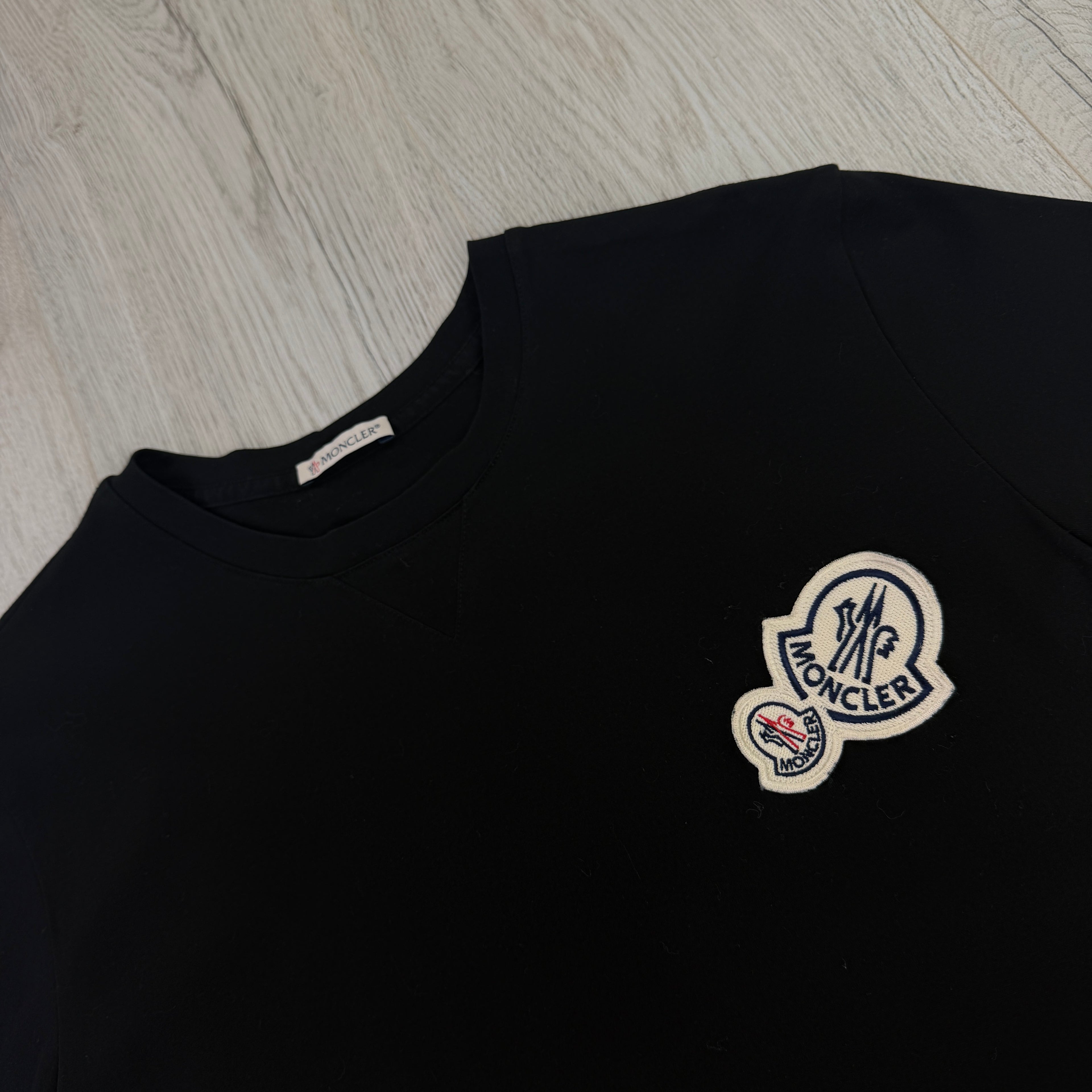Moncler Men’s Double Logo Black T-shirt