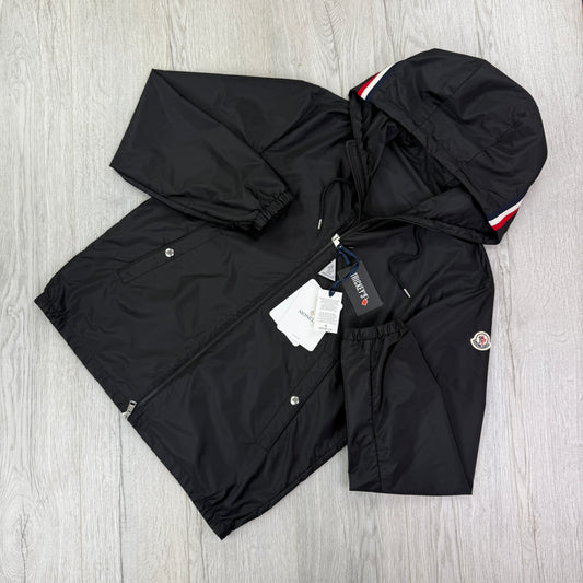 Moncler Men’s Grimpeurs Zip-up Black Windbreaker Jacket - Size 4