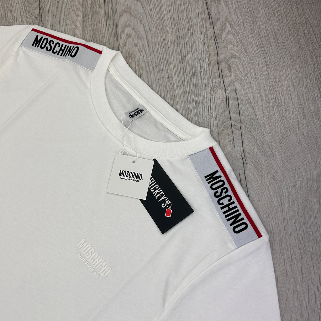 Moschino Men’s White short sleeve T-shirt