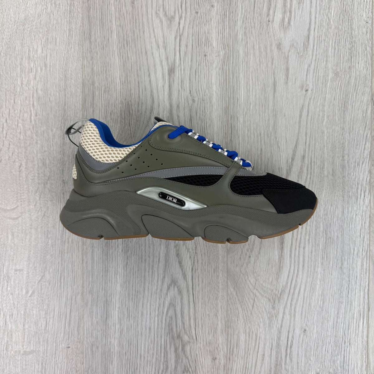 Dior B22 Men’s Khaki & Blue Trainers - 42 (Fit Uk 7.5)